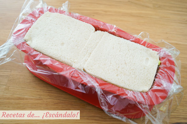 Como hacer pastel de atun con pan de molde
