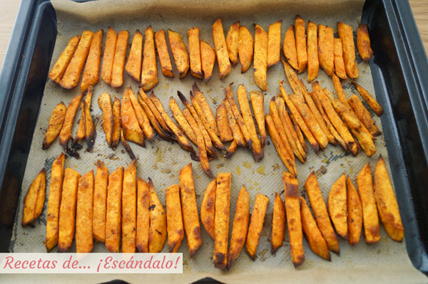 Como hacer batatas o boniatos al horno