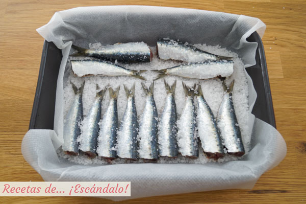 Receta de sardinas al horno