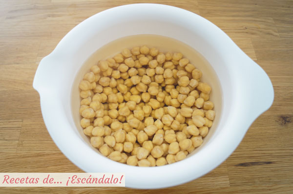 Olla cuanto garbanzos tiempo express