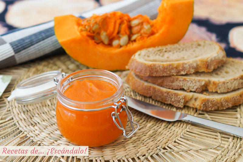 Mermelada de calabaza con canela. Receta facil y aromatica