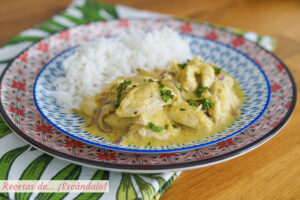 Pollo al curry tierno y muy sabroso con el robot de cocina MyCook One