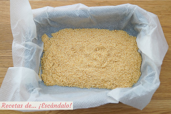 Almendra molida tostada