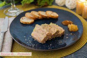Foie gras micuit de pato casero. Receta sencilla y exquisita