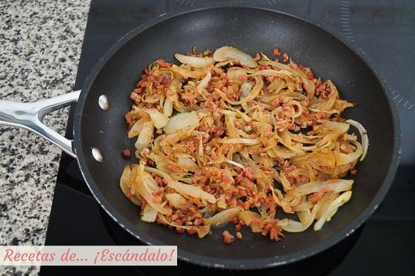 Jamon serrano con cebolla