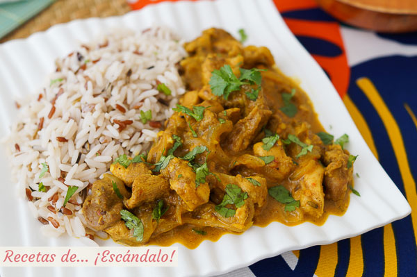 Como hacer pollo tikka masala con arroz y especias