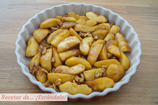 Manzanas para tarta tatin casera