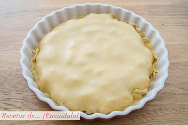 Masa quebrada para tarta tatin de manzana