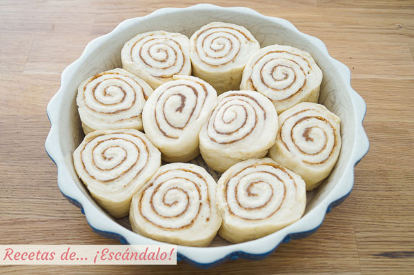 Rollos de canela o cinnamon rolls caseros