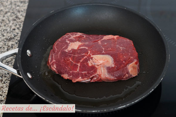 Entrecot de ternera a la plancha