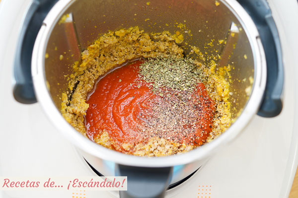 Ingredientes salsa bolonesa thermomix