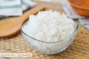 Arroz blanco con Thermomix, cocido en su punto