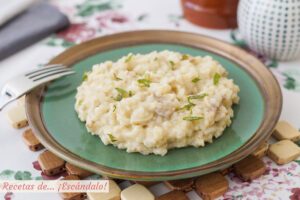 Risotto de champiñones con Thermomix, cremoso y riquísimo