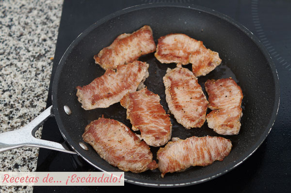 Lomo de cerdo iberico a la plancha
