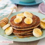 Pancakes o hot cakes de banana