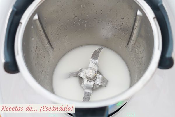 Agua y maicena cobertura arandanos