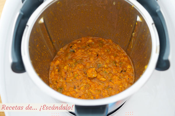 Sofrito de verduras para berenjenas