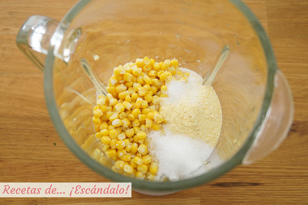 Ingredientes cachapas venezolanas