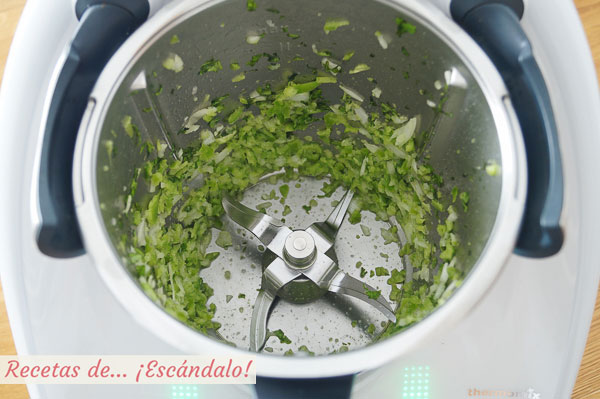 Verduras picadas guacamole