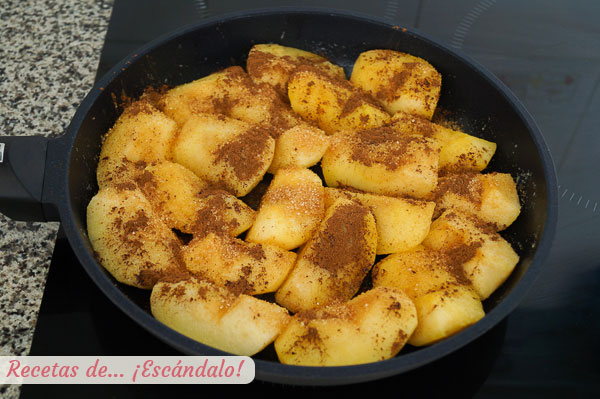 Manzanas caramelizadas