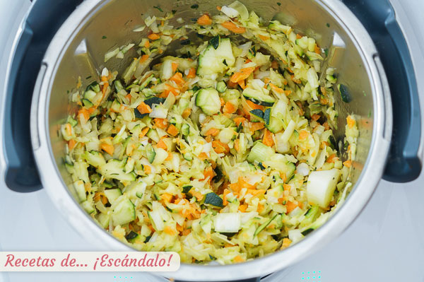 Ingredientes pure de verduras o crema thermomix
