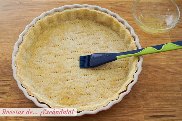 Masa quebrada casera horneada