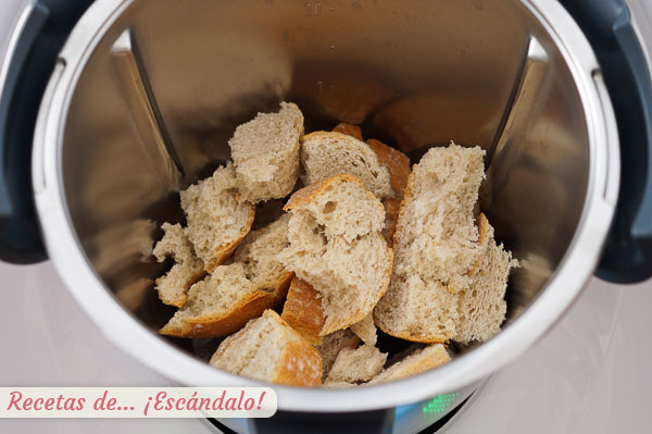 Pan duro para migas thermomix