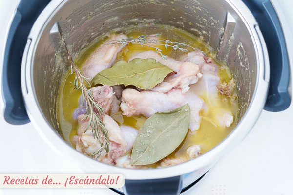 Ingredientes pollo al ajillo casero thermomix