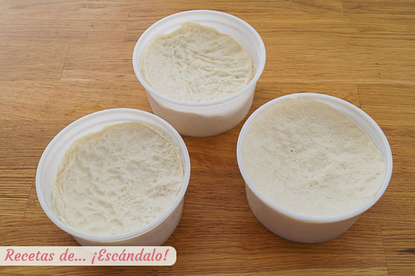 Masa de pizza fermentada