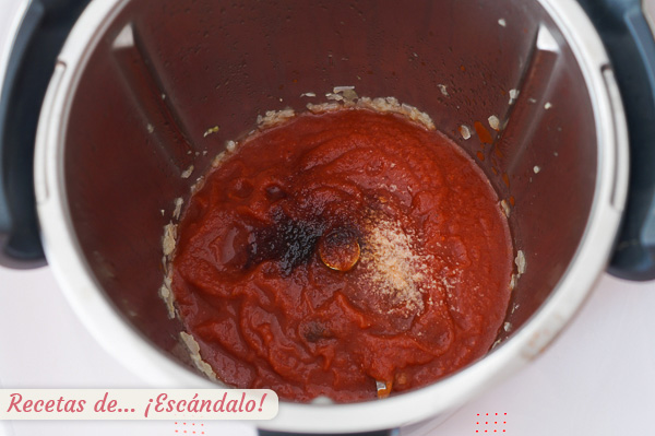 Ingredientes salsa de tomate thermomix
