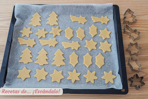 Galletas navidenas de mantequilla