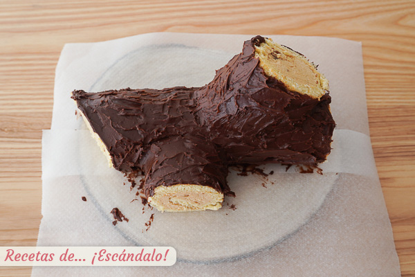 Montaje tronco Navidad casero