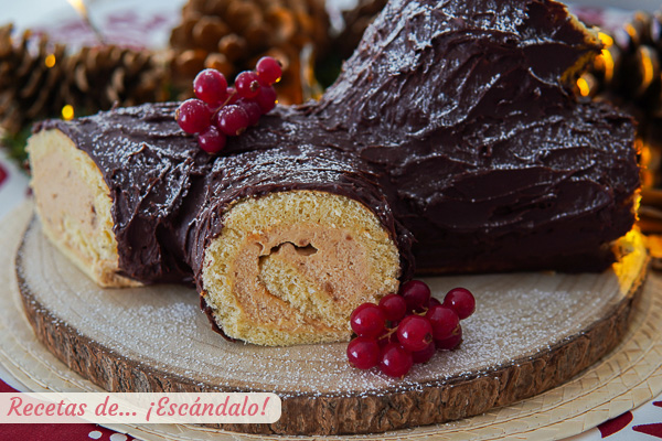 Tronco de Navidad casero