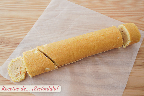 Tronco de Navidad cortado