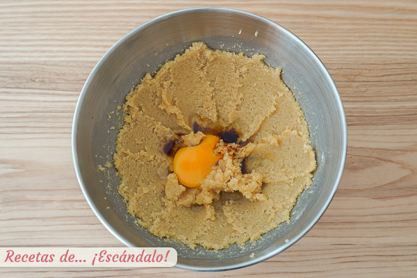 Huevos y vainilla cookies