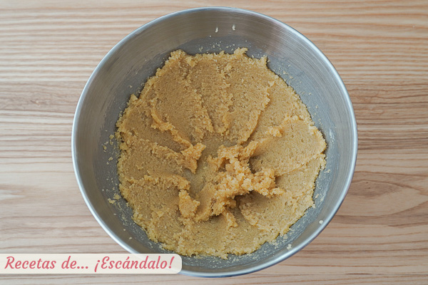 Mezcla azucar mantequilla galletas cookies