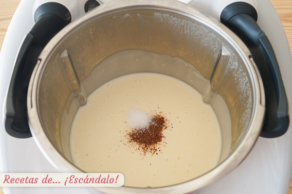 Bechamel croquetas pollo thermomix