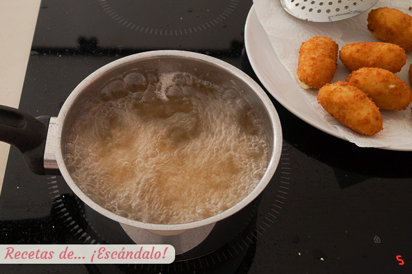 Como freir croquetas de pollo caseras