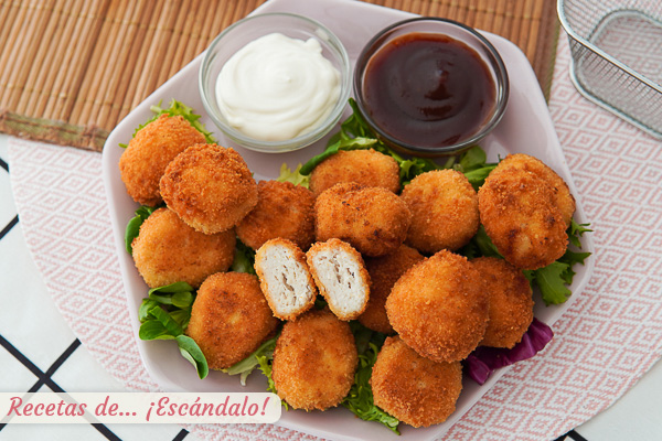 Como hacer nuggets de pollo caseros con Thermomix, jugosos y ricos