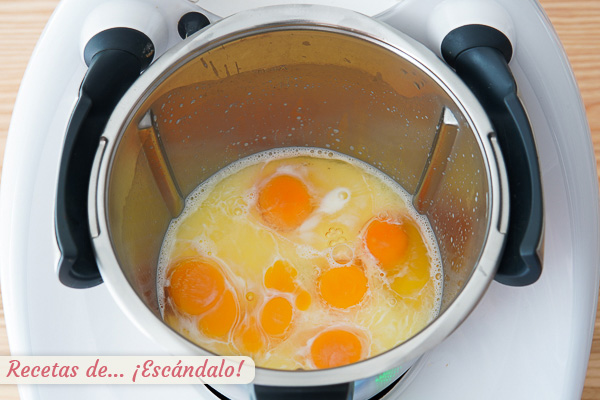 Ingredientes flan de huevo thermomix