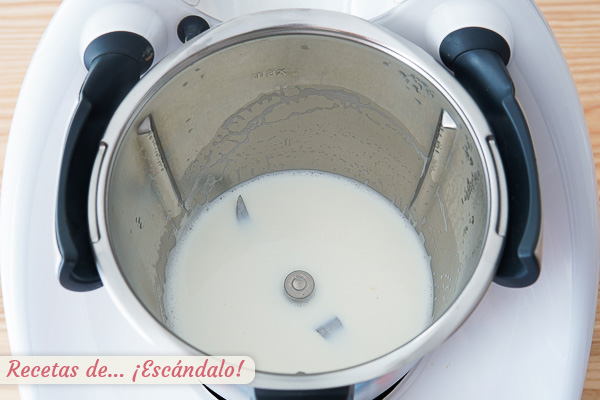 Leche infusionada flan thermomix