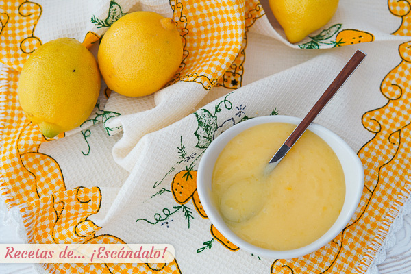 Como hacer lemon curd o crema de limon casera. Receta tradicional inglesa
