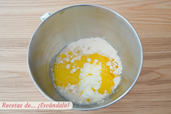 Ingredientes pan indio casero