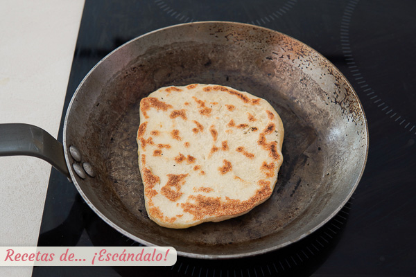 Pan naan a la plancha