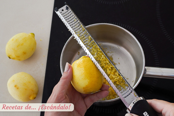 Ralladura limon lemon curd