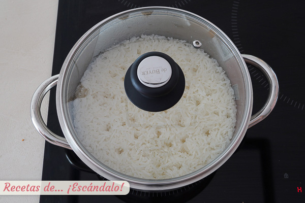 Arroz basmatic cocido