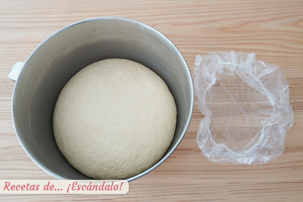 Masa coca de recapte fermentada