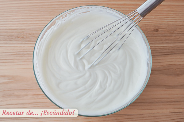 Mezcla helado de yogur