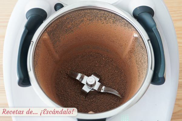 Chocolate triturado thermomix