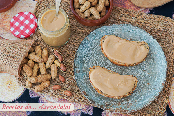 Como hacer crema de cacahuete o mantequilla de mani casera